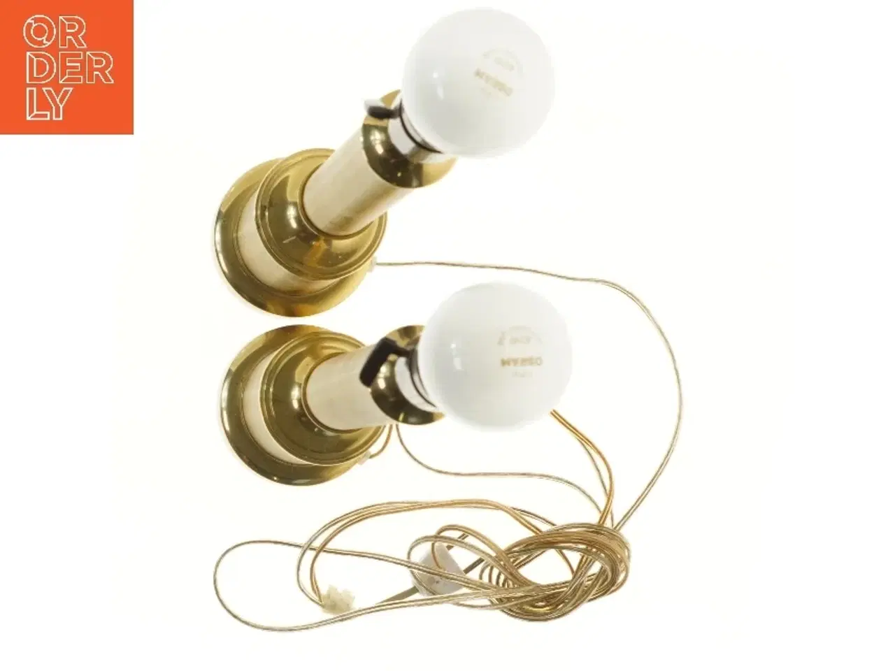 Billede 2 - Messing bordlamper (str. 57 cm)