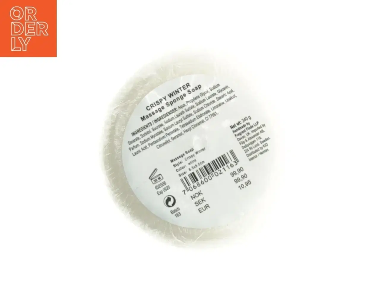 Billede 4 - Massagesvamp med sæbe (str. Diameter, 8,5 cm)