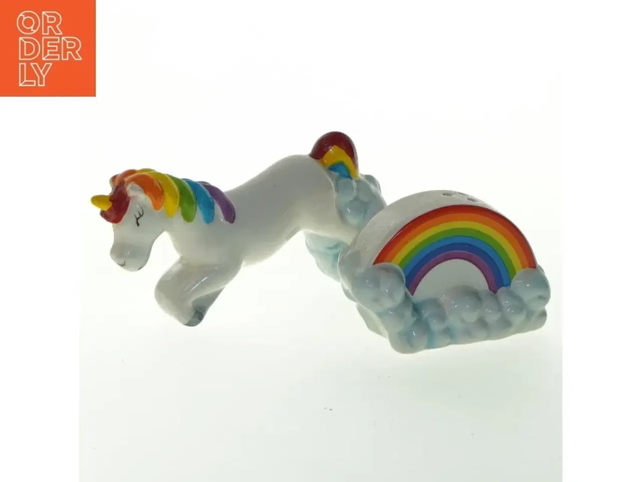 Billede 1 - Enhjørningfigur (str. 12x9 cm)