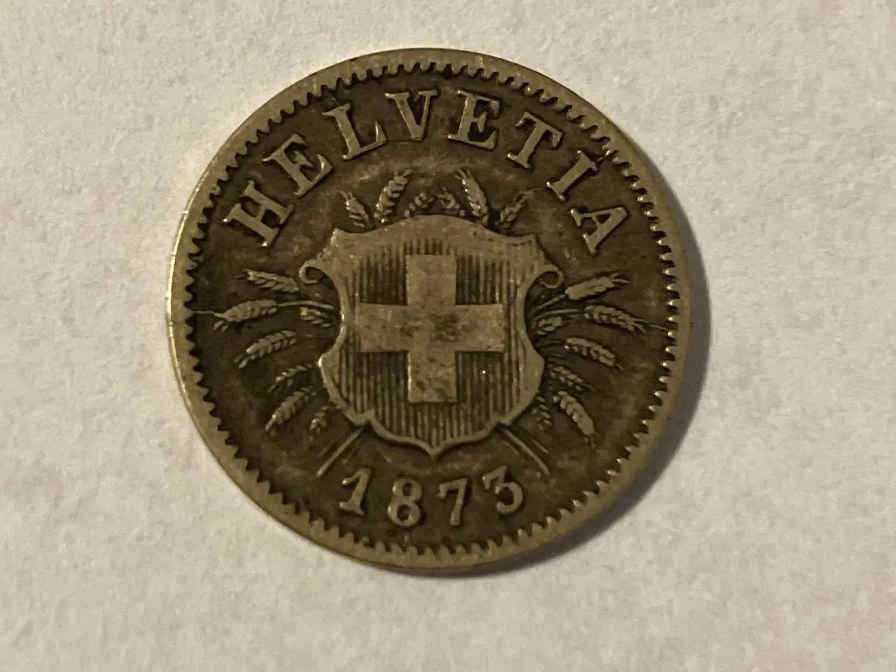 Billede 1 - 5 Rappen Switzerland 1873