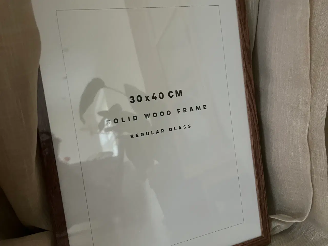 Billede 3 - Egetræsramme MørkNatur 30x40cm