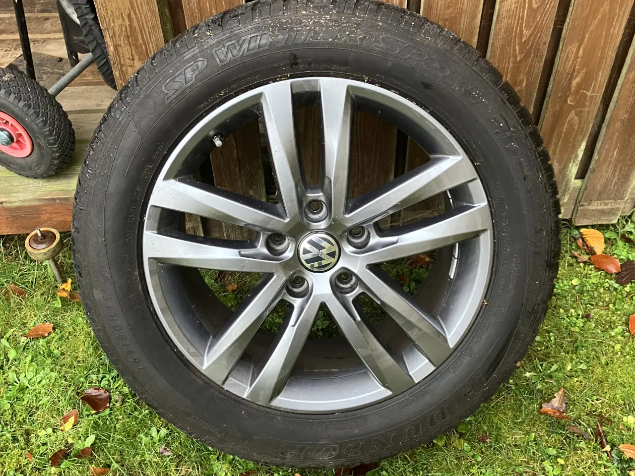 Billede 1 -  Vinter alufælge  med gode dæk 