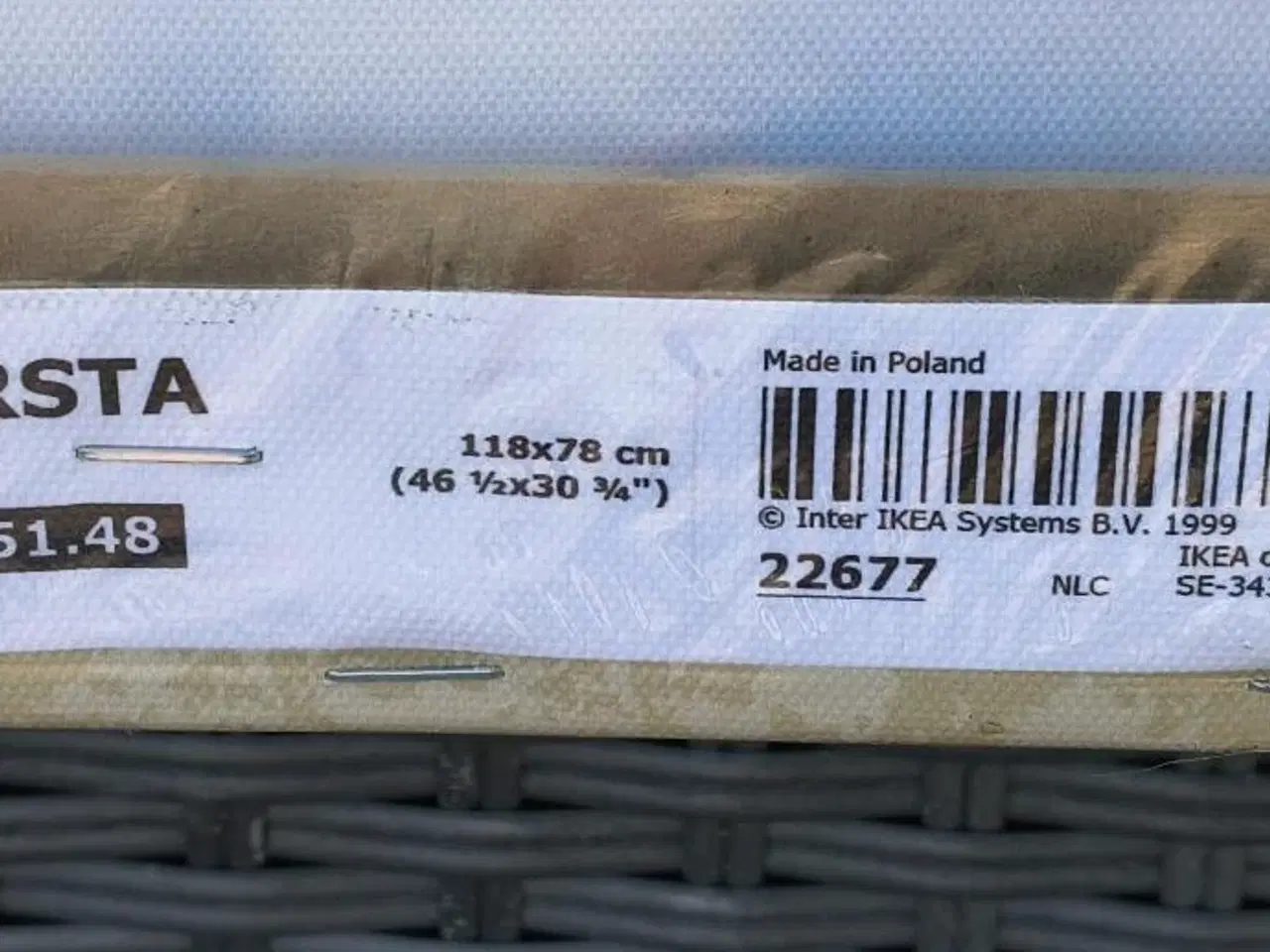 Billede 3 - NYT WORLD MAP BILLEDE, 118X78 CM