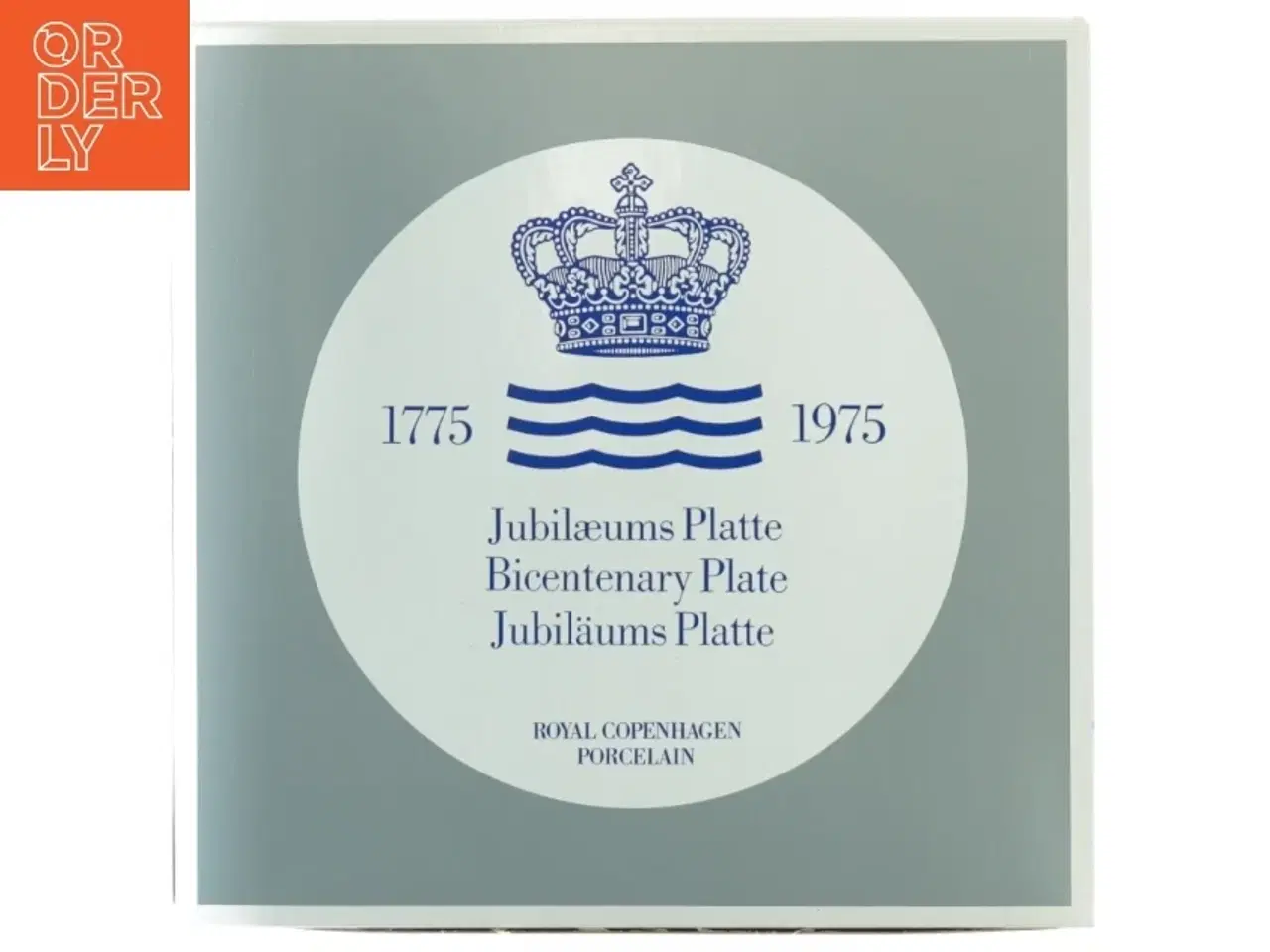 Billede 4 - Royal Copenhagen Jubilæumsplatte fra Royal Copenhagen (str. Diameter 18 cm)