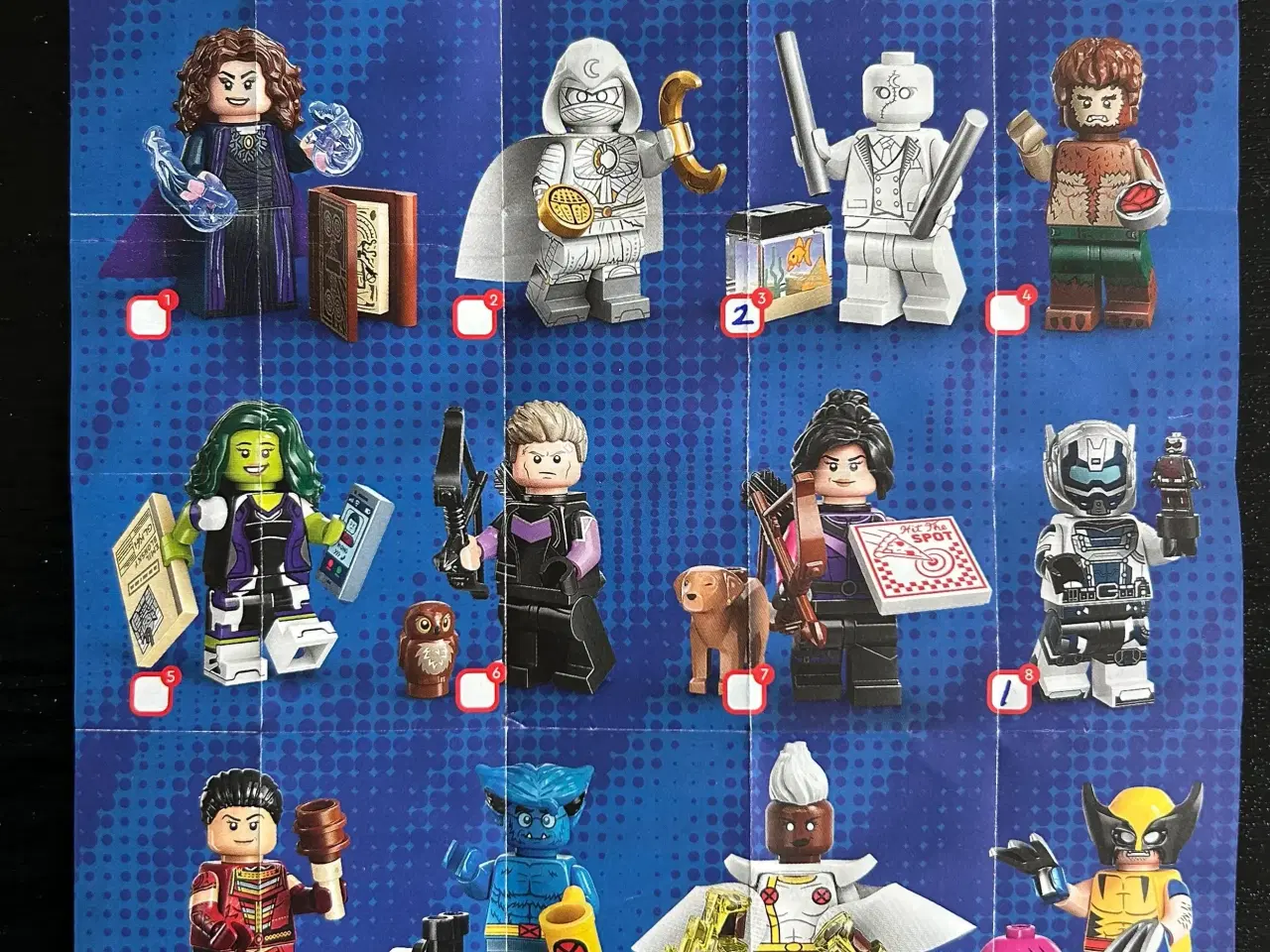 Billede 2 - 5 stk. Lego Minifigures, Marvel studios 71039