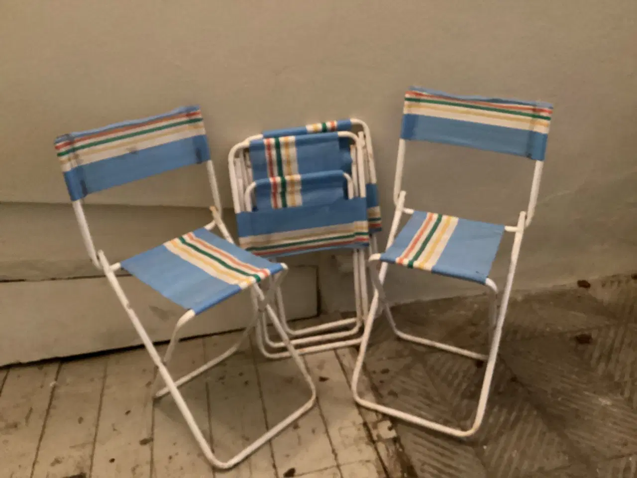 Billede 2 - Retro klapstole 4 stk