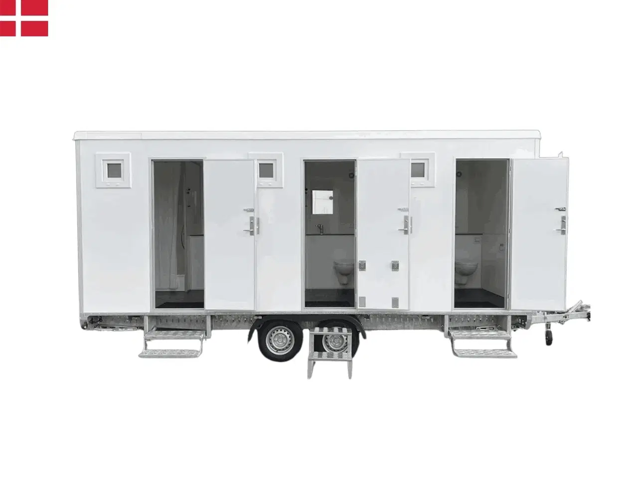 Billede 1 - Type 518: Toilet--badvogn med 3 separate rum