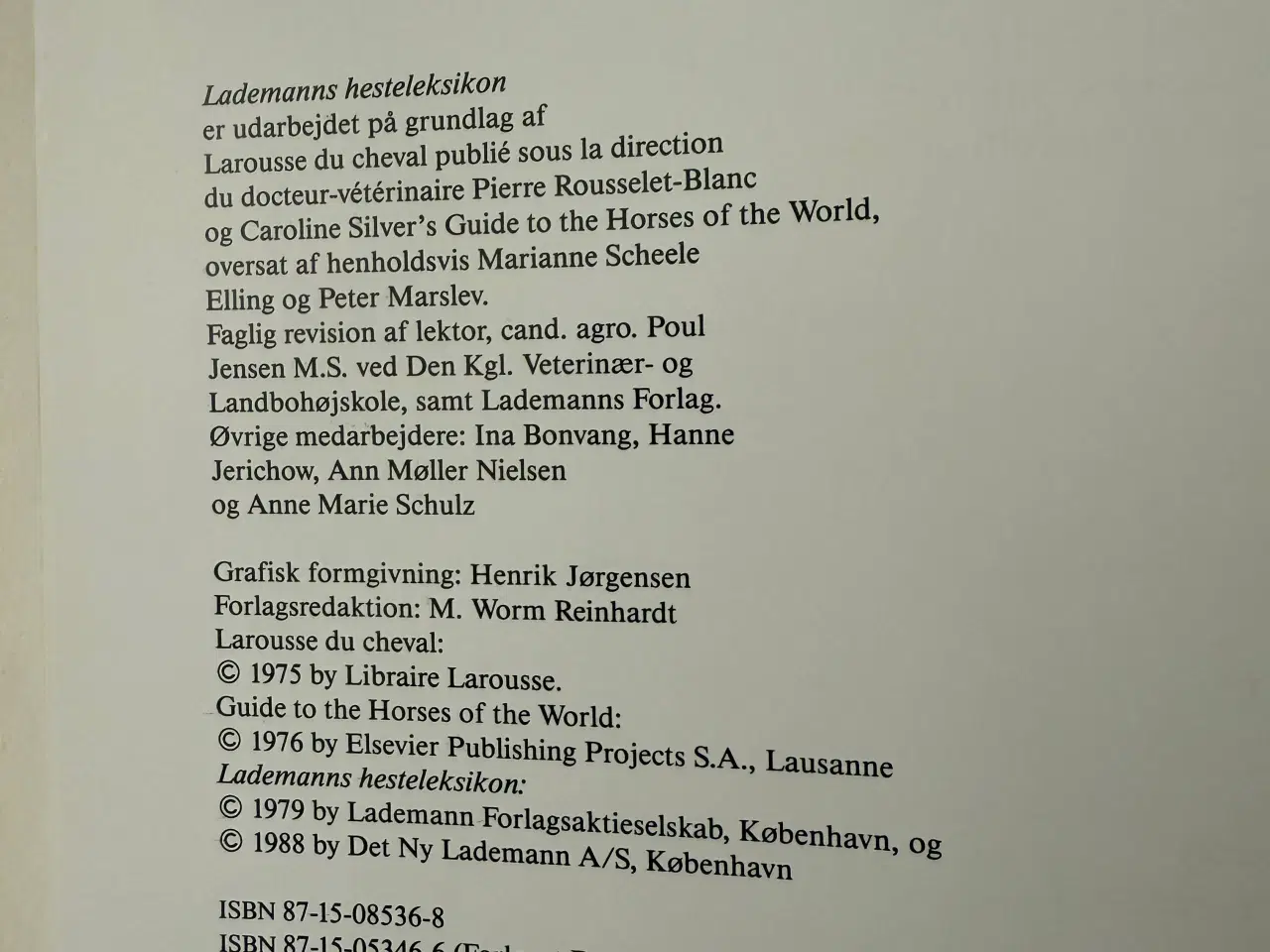 Billede 3 - Lademanns Hesteleksikon - Ridehåndbog