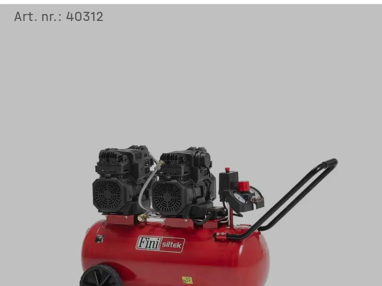 Billede 1 - 2 cylinderet kompressor, sprit ny 