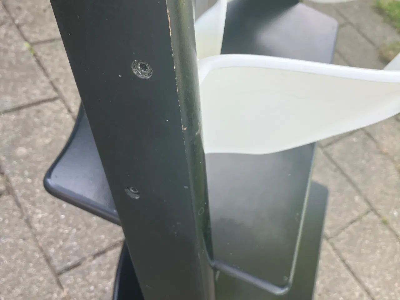 Billede 6 - Sort stokkestol m tilbehør