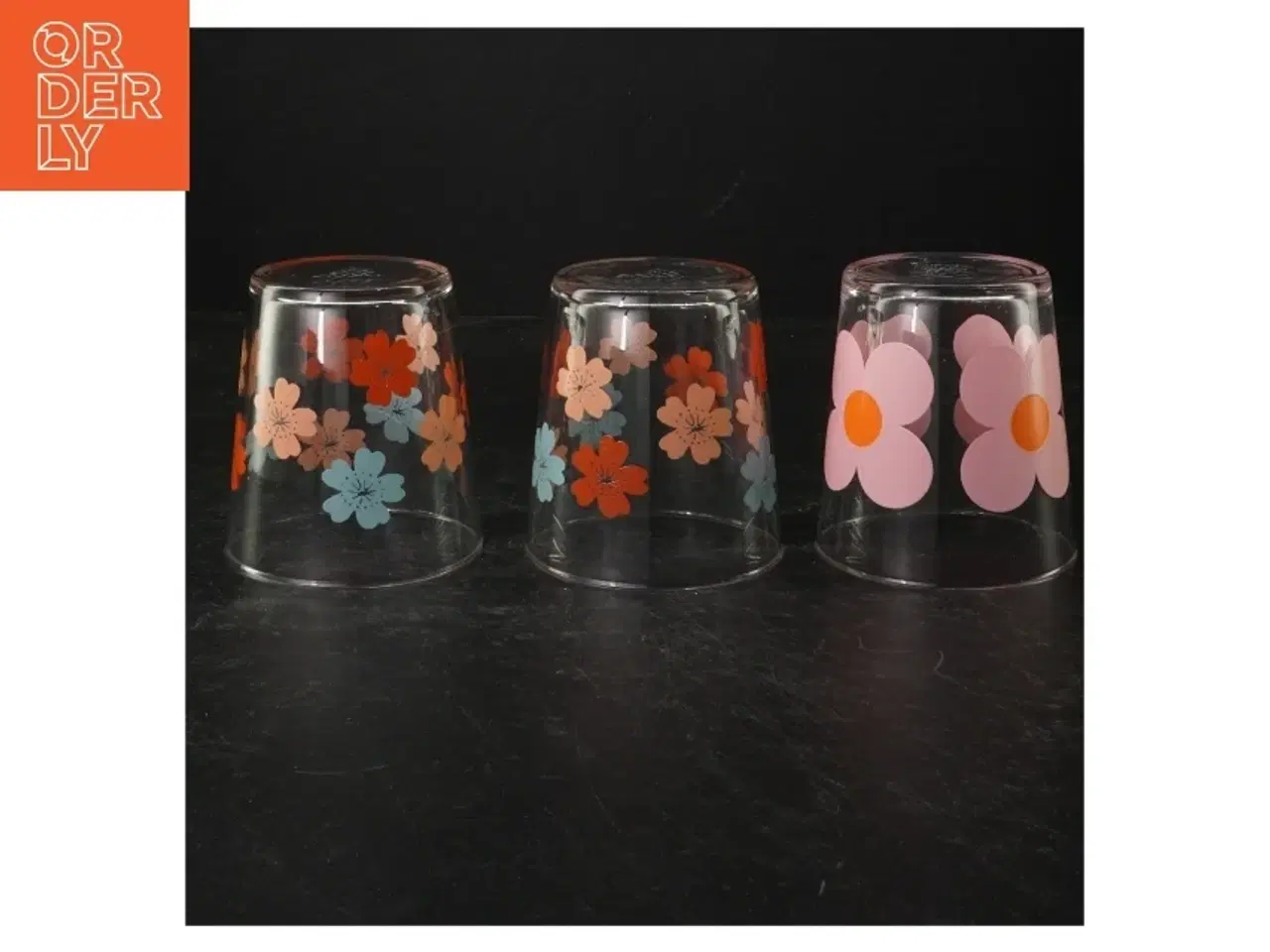 Billede 1 - Retro blomsterglas fra IKEA