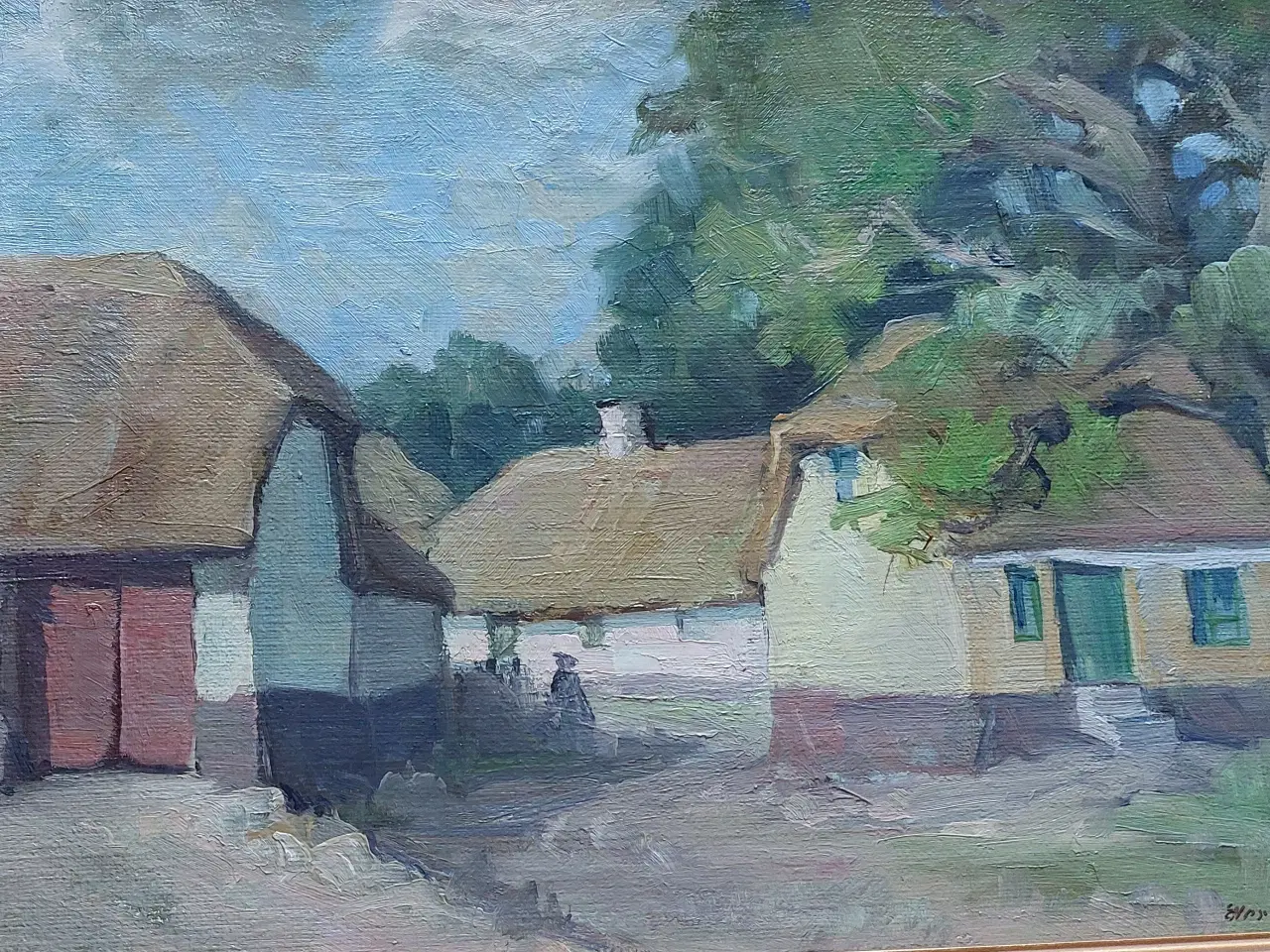 Billede 2 - EILER LØNDAL - ( 1887 - 1971 )- oliemaleri