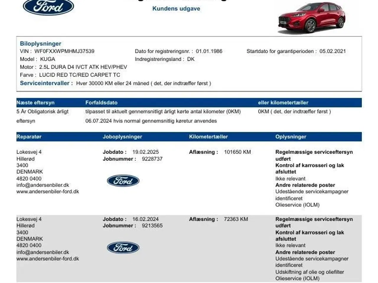 Billede 18 - Ford Kuga 2,5 Plugin-hybrid ST-Line X CVT 225HK 5d Trinl. Gear