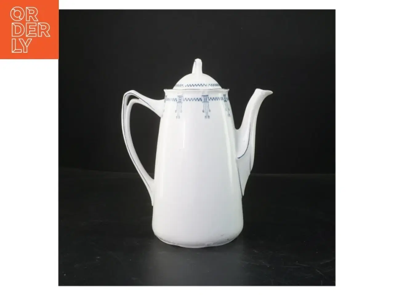 Billede 1 - Porcelænskande med låg (str. 25 cm)