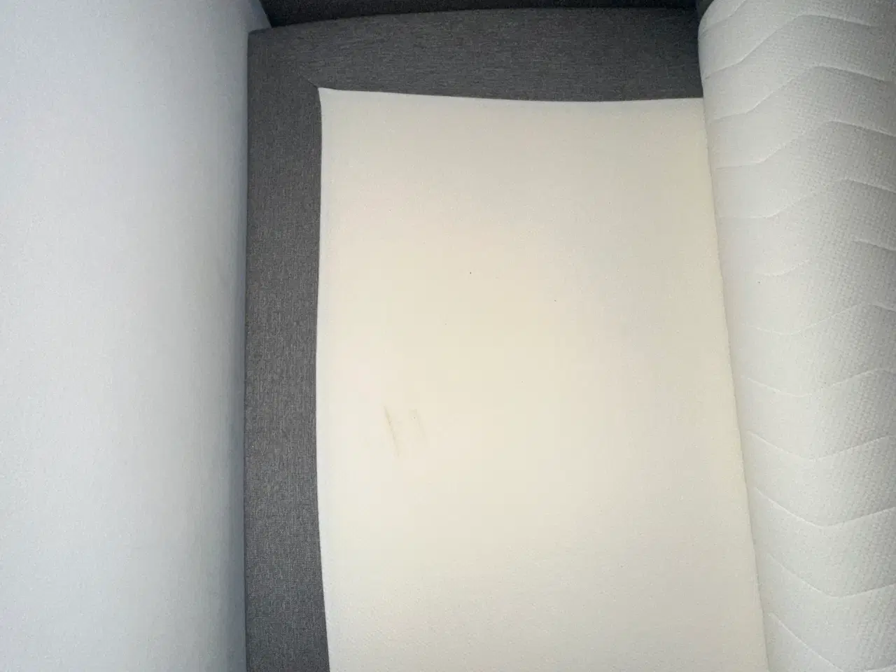Billede 4 - Jysk Kontinentalseng 180x210 cm Grå Stof