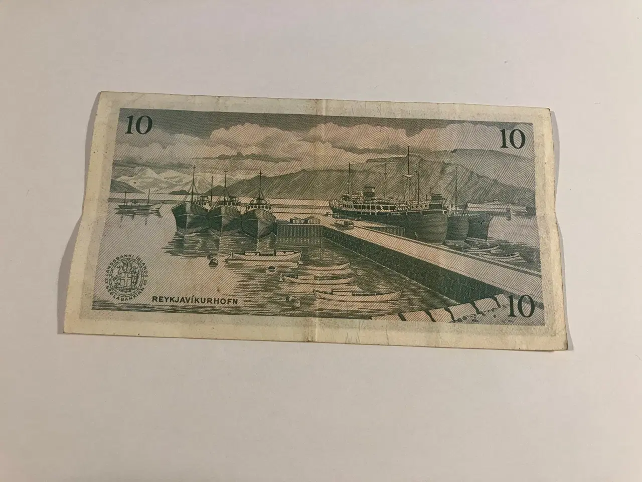 Billede 2 - 10 Kronur 1957 Iceland