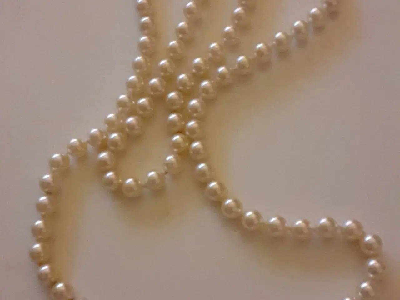 Billede 1 - Ægte hvide perler