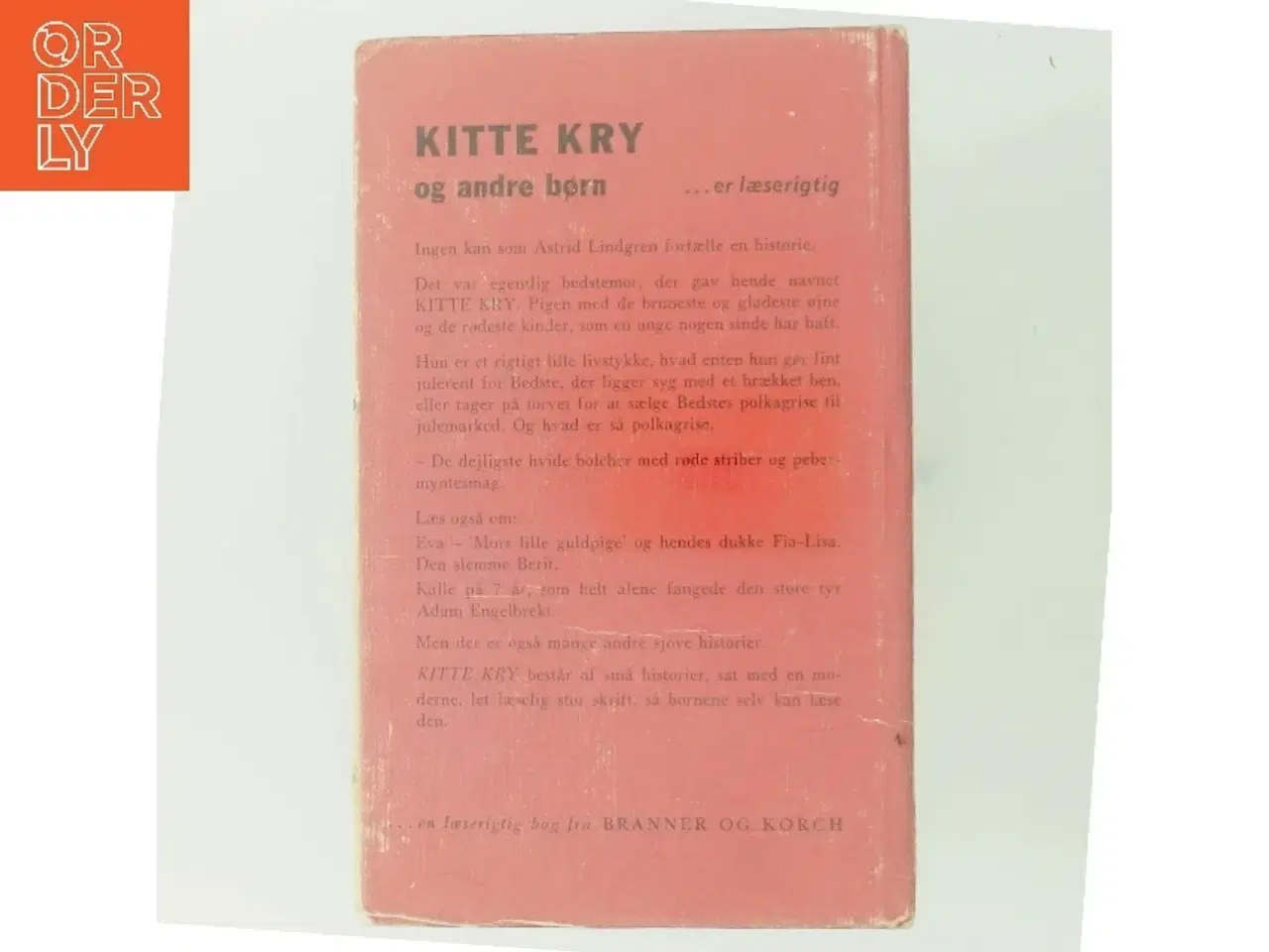 Billede 3 - Kitte Kry og andre børn af Astrid Lindgren (Bog)