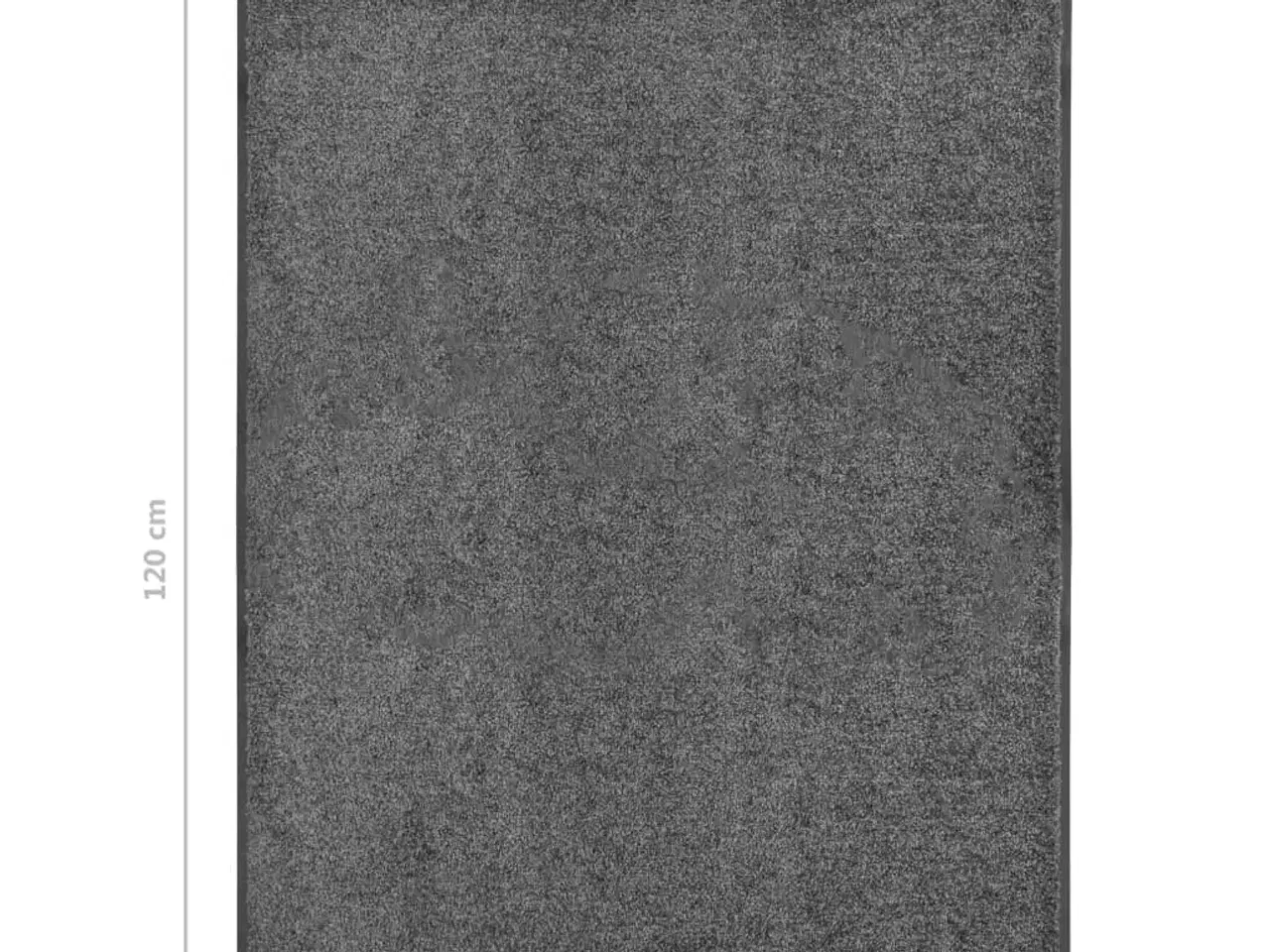 Billede 6 - Vaskbar dørmåtte 90x120 cm antracitgrå