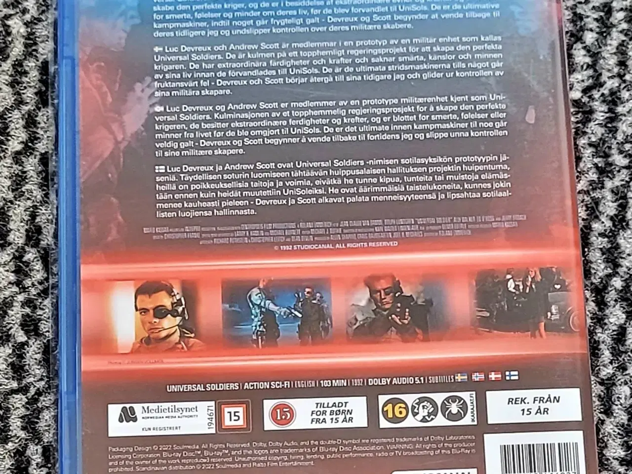 Billede 2 - Blu Ray Van Damme Klassiker 