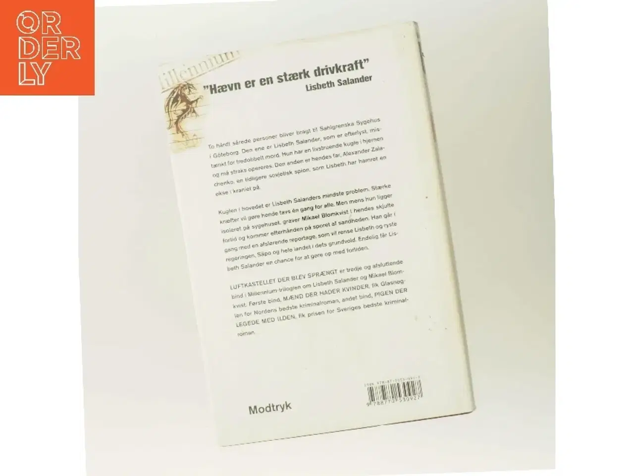 Billede 3 - Luftkastelletderblevsprngt Stir up a Hornets' Nest of Girl. Shi Dige Larsen. the Danish Original. Hardcover](chinese Edition) af Stieg Larsson (Bo