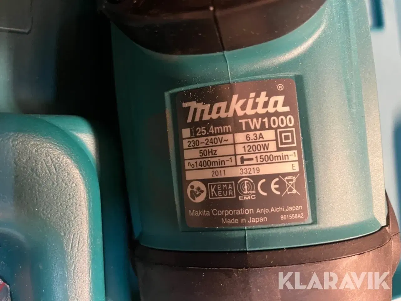 Billede 5 - Slagnøgle Makita TW1000