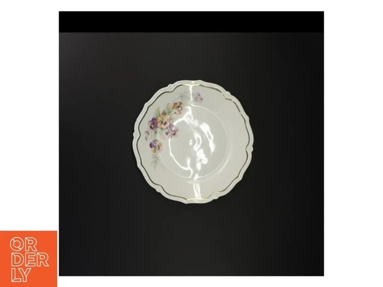 Billede 4 - Blomstret porcelænstallerkener fra Bavaria (str. Diameter 21 en halv cm)