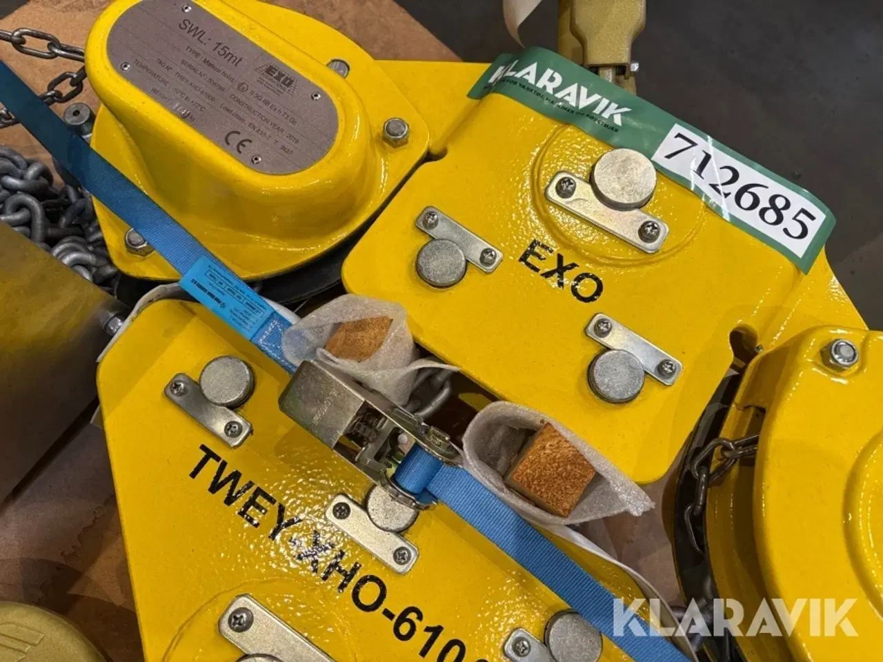 Billede 10 - Dobbelt løftetalje Exo 15 tons
