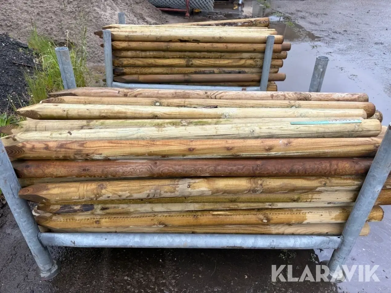 Billede 5 - Hegnspæle cirka 125 styk 7x150 cm