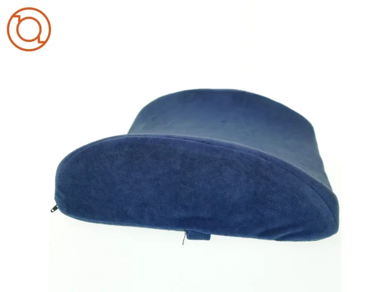 Billede 6 - Ergonomisk formet Lænde Pude med aftageligt vaskbart velour betræk og sele til fastholdelse (str. 36 x 32 x 11 cm)