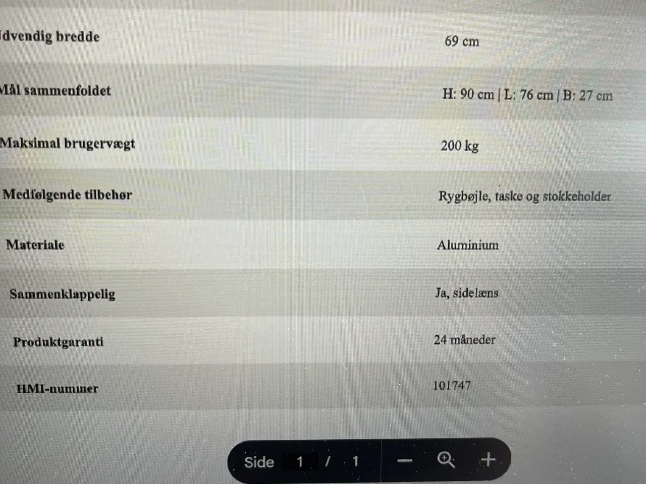 Billede 4 - Stabil rollator