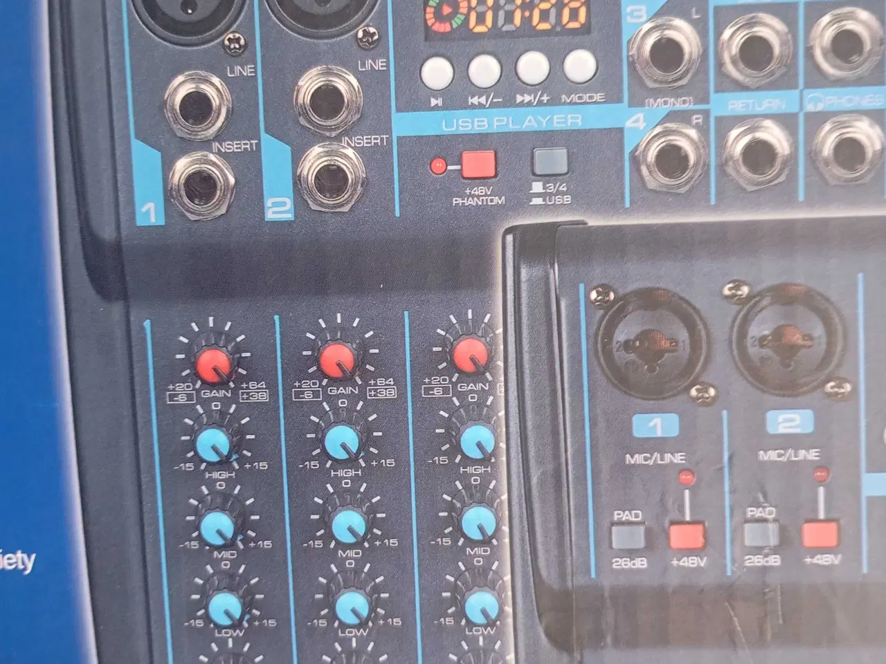 Billede 6 - Professionel Mixer med 4 kanaler 