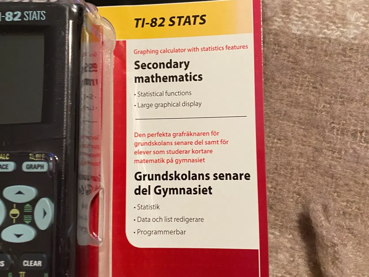 Billede 7 - TI- 82 stats grafregner