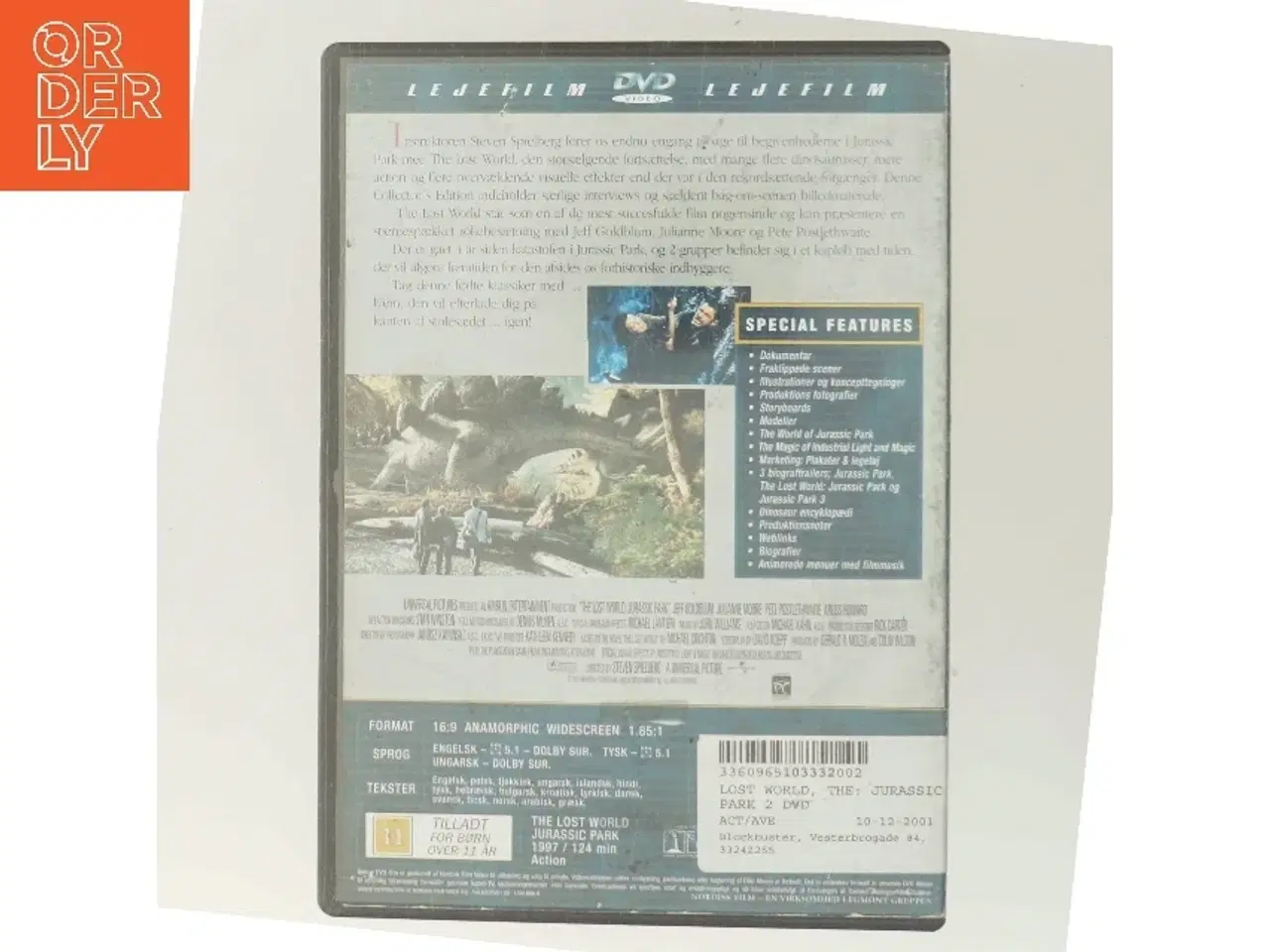 Billede 3 - The Lost World: Jurassic Park med Jeff Goldblum (DVD)