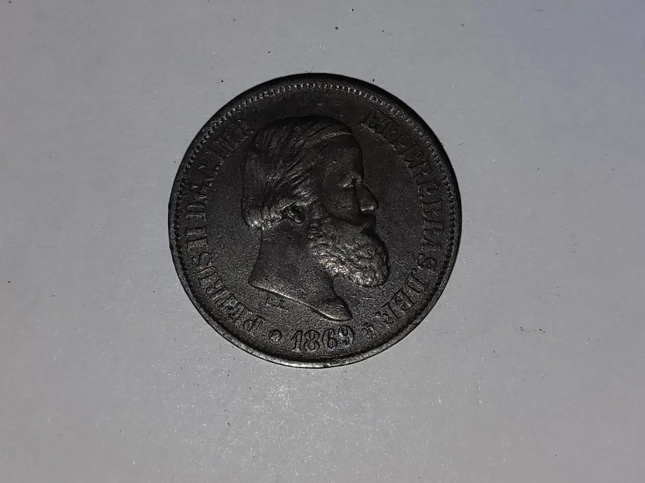 Billede 2 - 20 Reis 1869 Brazil