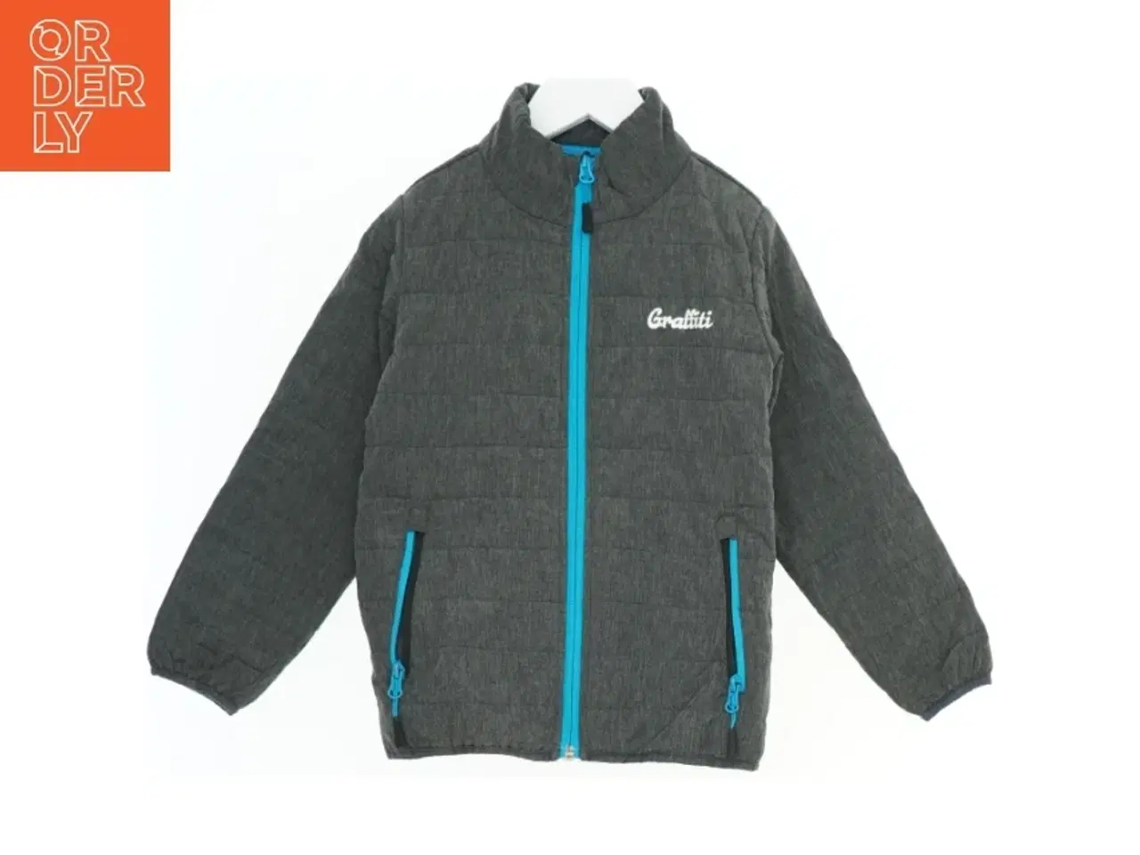 Billede 1 - Graffiti jakke med lynlås fra Graffiti (str. 110)