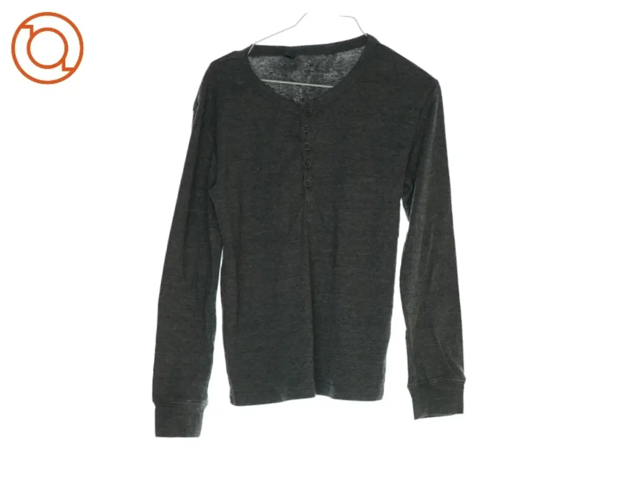 Billede 1 - Grå bluse str. 7/8 år