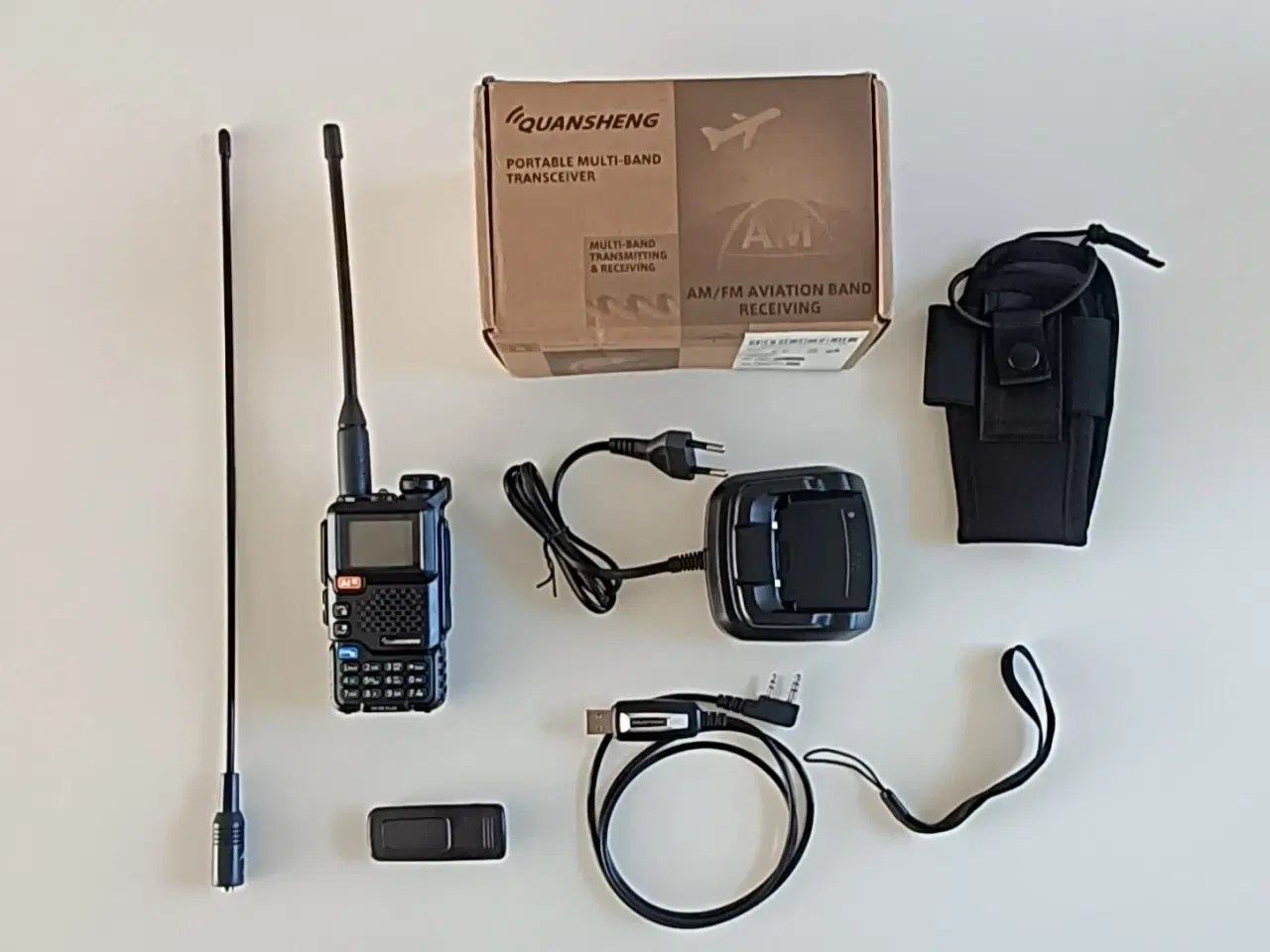 Billede 1 - Quansheng 5R Plus VHF/UHF radio/scanner incl. air