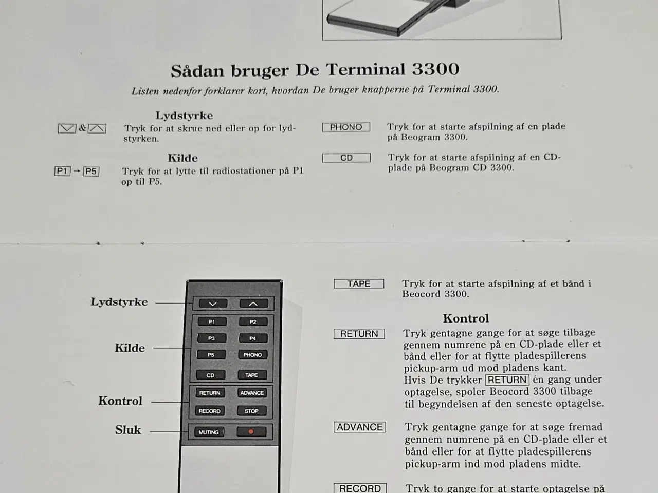 Billede 5 - Bang & Olufsen - Terminal 3300 