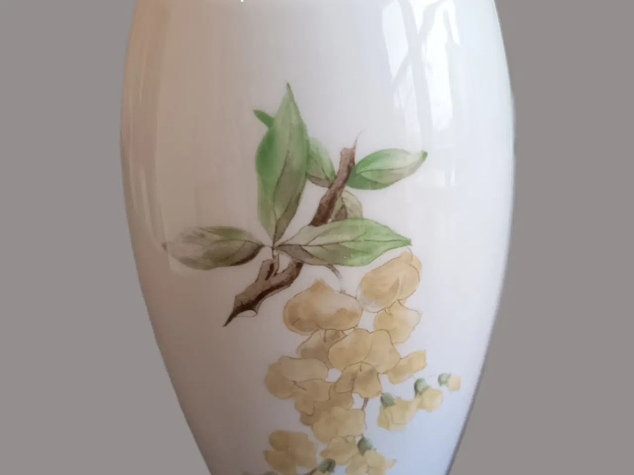 Billede 4 - Bing & Grøndahl- Vase med guldregn - 62/254