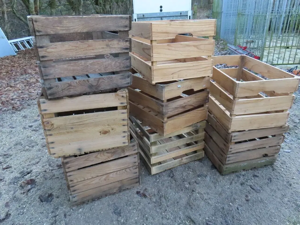 Billede 2 - 8 stk. frugtkasser til dekoration