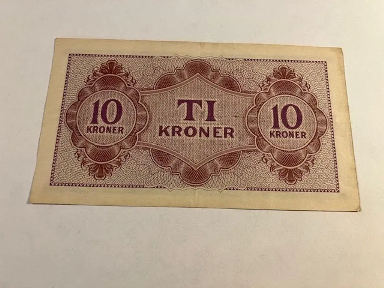 Billede 2 - 10 Kroner Den Allierede Overkommando Danmark
