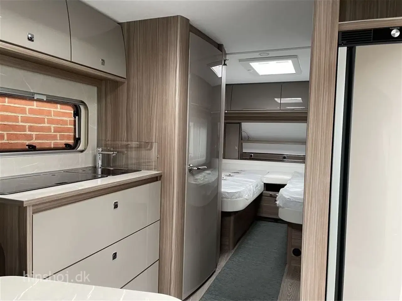 Billede 8 - 2023 - Fendt Tendenza 550 SG   Fendt Tendenza 550 SG med enkelsenge og sengeudvidelse fra Hinshøj Caravan.