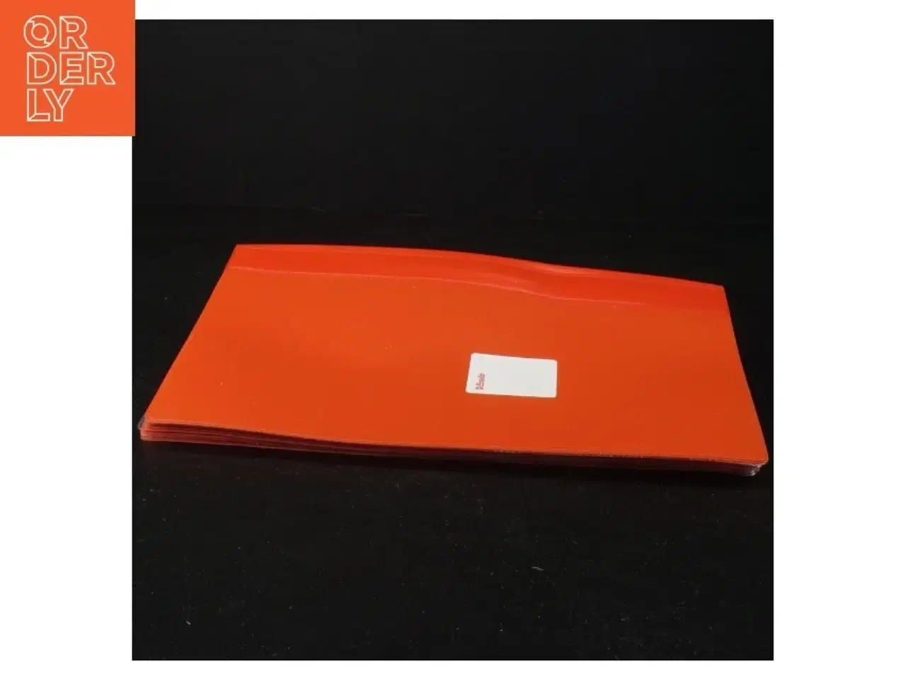 Billede 2 - Røde plastikmapper fra Esselte (str. A 5 parentes, 22 x 16 cm )