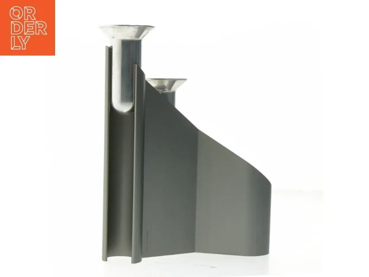 Billede 2 - Moderne lysestage med to holdere fra Georg Jensen (str. 20 cm)