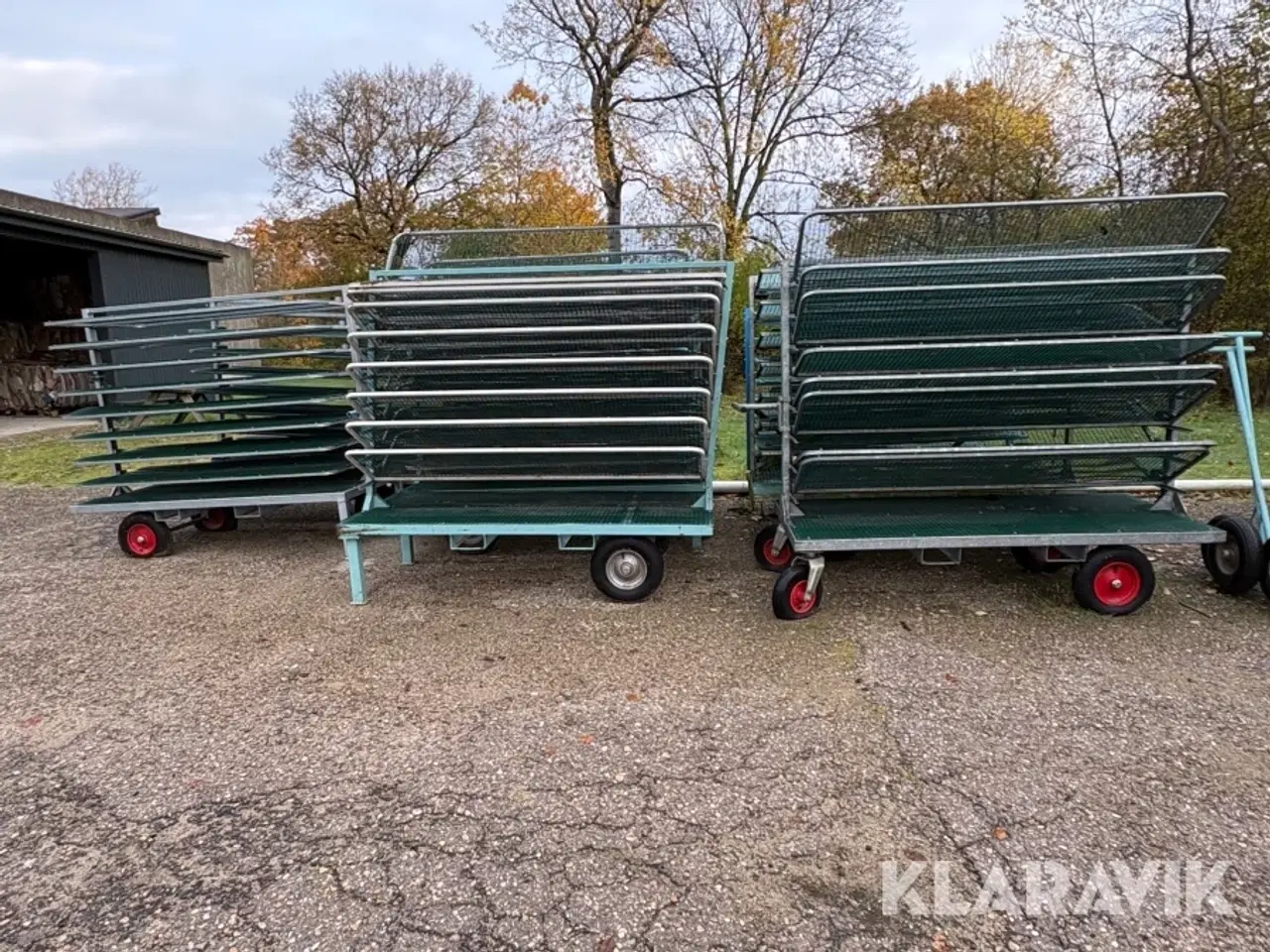 Billede 9 - Lot: rullevogne 8 styk