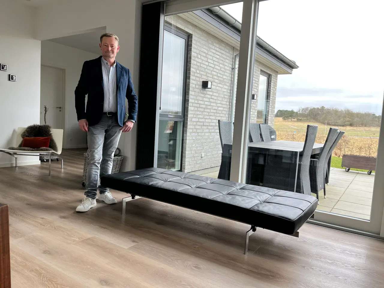 Billede 2 - Poul Kjærholm PK-80 Daybed i sort grace læder.