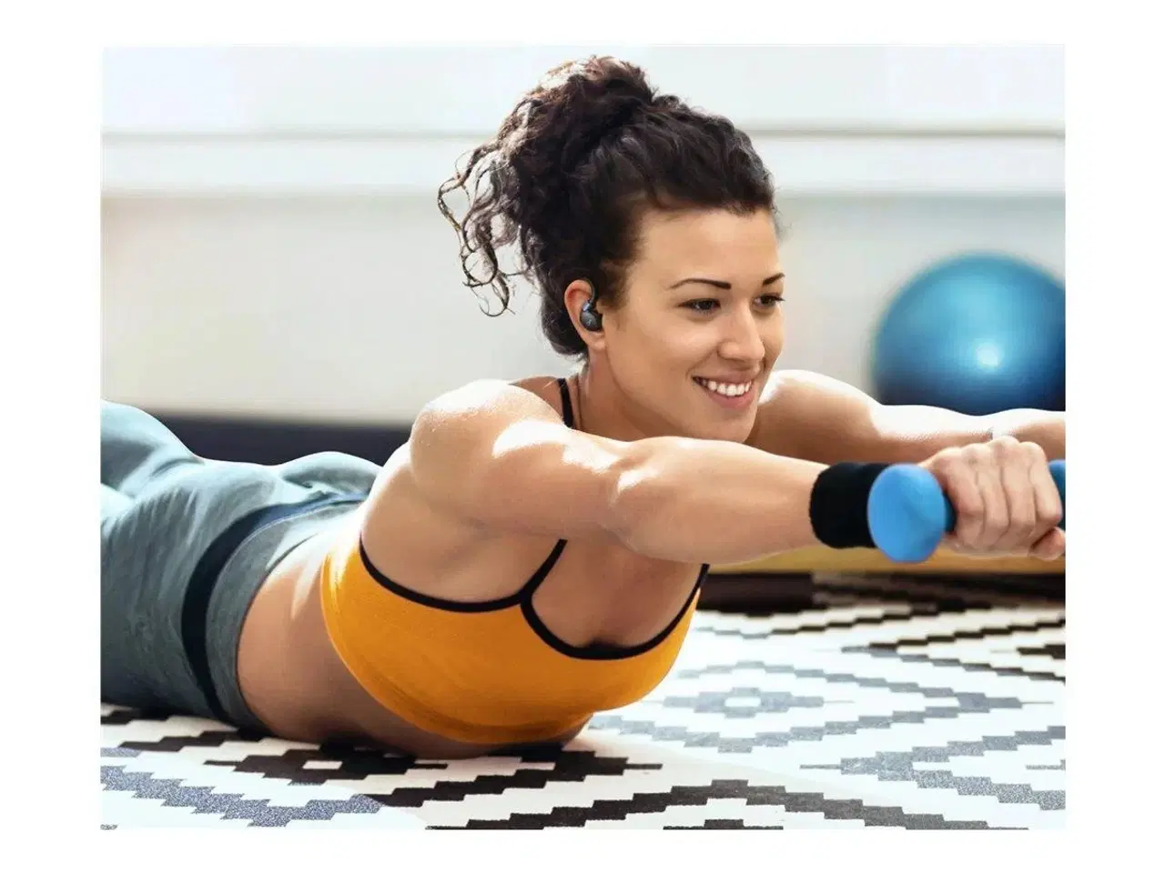 Billede 3 - Trådløse høretelefoner Soundcore Sport X20 med ANC – sort/blå