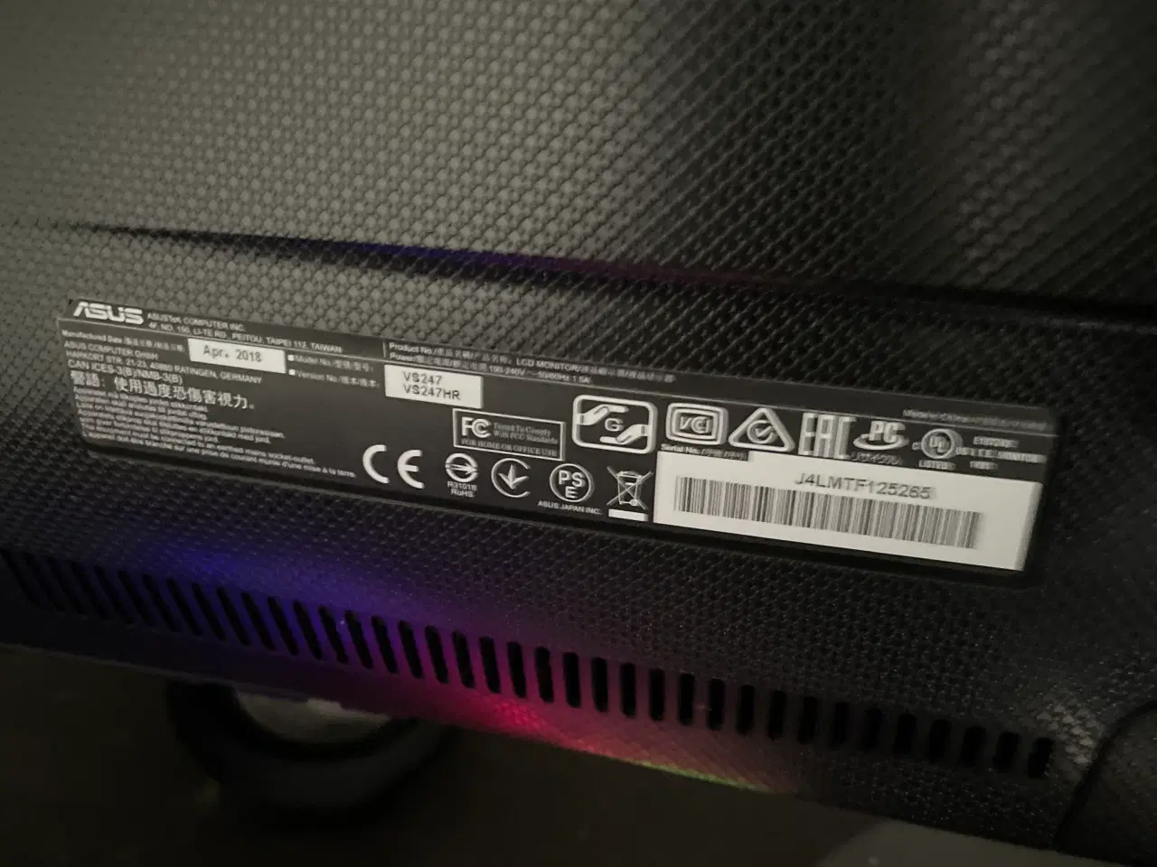 Billede 5 - Asus vs247