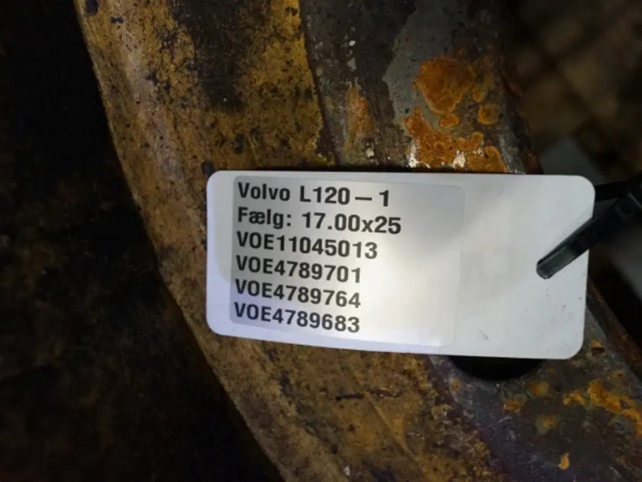 Billede 12 - Volvo L120 Fælg 17.00x25